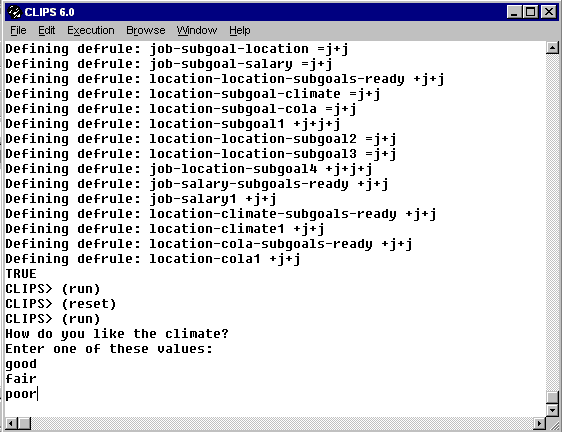 CLIPS/R2 Running EZ-Xpert Code